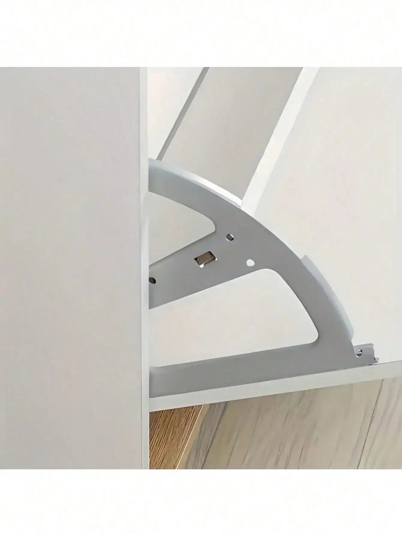 Showlu stainless steel double-layer rotating shoe cabinet hinges with durable construction and smooth rotation mechanism.
