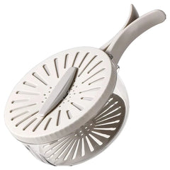 ABCA-Multifunctional Folding Drain Basket,Fruit & Vegetable Washing Bowl, Plastic Colander With Water-Filtering Basin