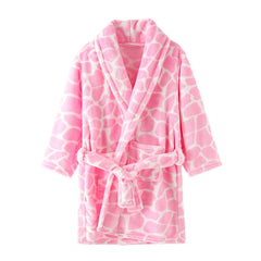 Children Flannel Pajamas Robe Autumn and Winter Kids Sleepwear Children Nightgown Soft Pajamas for Girl Boys Bathrobe 4-16 Years