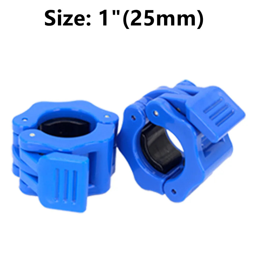 Showlu Fashion Store 1/2 inch dumbbell clips barbell clamp collars for weightlifting, quick-release, non-slip lock, gym and powerlifting use