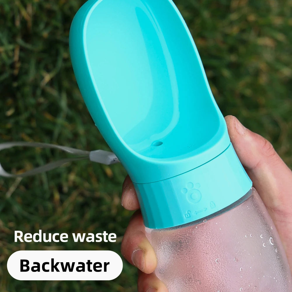 Showlu Smart General portable dog water bottle dispenser with leak-proof travel bowl for convenient pet hydration on the go