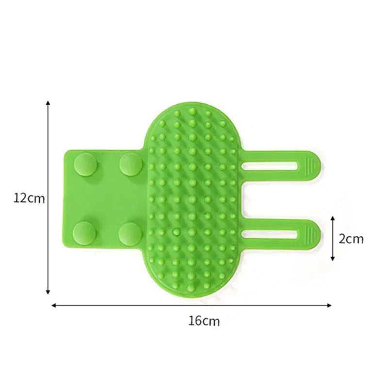 Showlu Fashion Store cat hair removal comb and scratcher kit with self-cleaning brush and wall corner grooming tool for cats.
