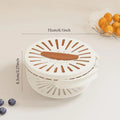 Kitchya multifunctional fruit and vegetable colander with strainer lid, stainless steel design for rinsing and draining produce.