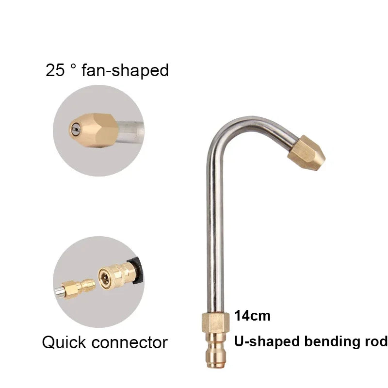 Showlu Smart General 90 Degree Pressure Washer Nozzle with a durable metal tip for targeted high-pressure cleaning.