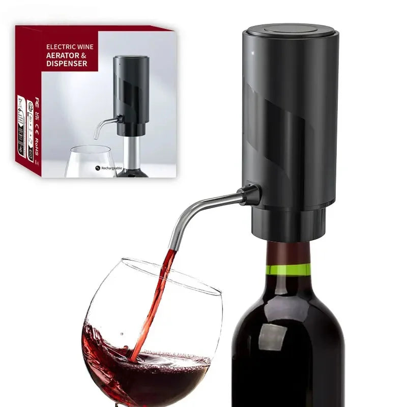 Showlu Smart General electric wine aerator dispenser with USB automatic pourer and sleek design for effortless wine serving.