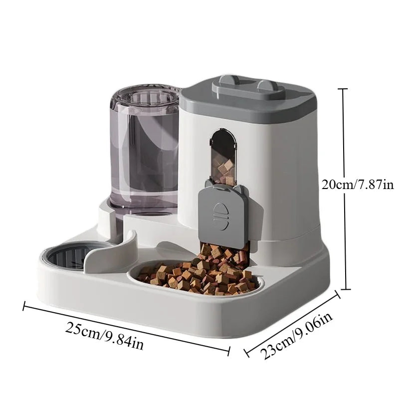 Showlu Smart General automatic pet feeder with digital timer and food container for convenient pet feeding.