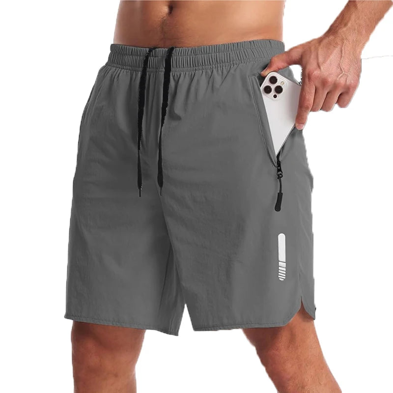 Men's Showlu Fashion sports shorts, breathable summer running and gym shorts with lightweight, comfortable design for active wear.