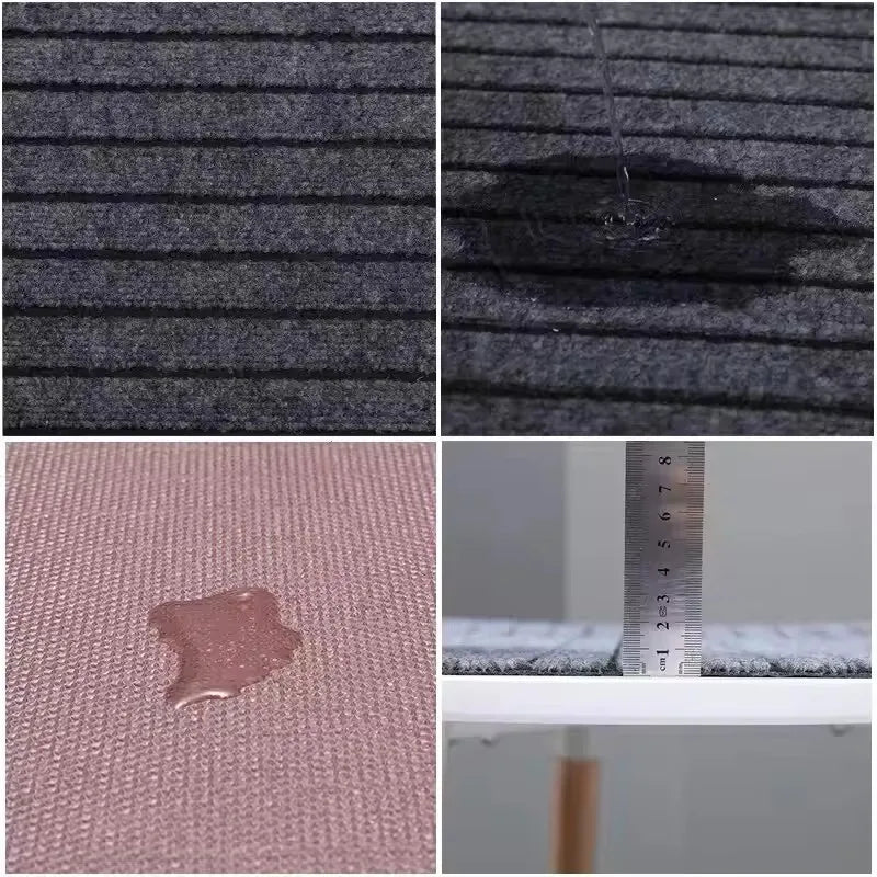 Showlu Fashion Store anti-slip kitchen mat with full coverage, absorbent oil-resistant surface, ideal for hallways and entrances.