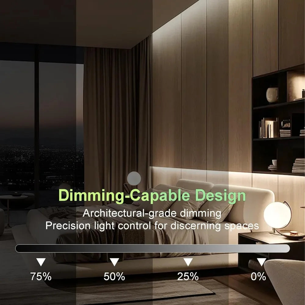 Showlu Smart Zigbee LED strip light kit with voice control and Alexa compatibility, featuring colorful LED lights on a modern setup.