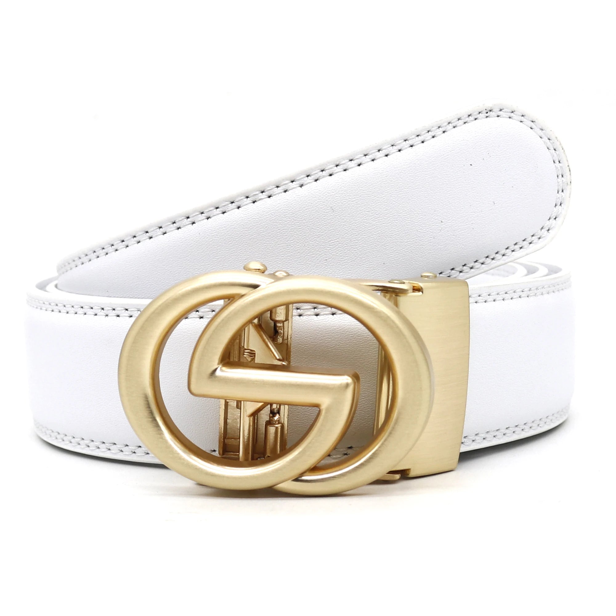 NEW Man Automatic Buckle Belt Casual Styish genuine Leather Belts Jeans Pants Accessories For Women Plus Size