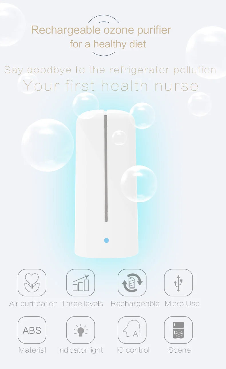 Showlu Smart General portable odor eliminator device with sleek design for freshening indoor spaces.