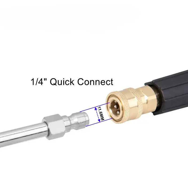 High pressure wash gun extension spray wand, durable and compatible with pressure washers for cleaning tasks.
