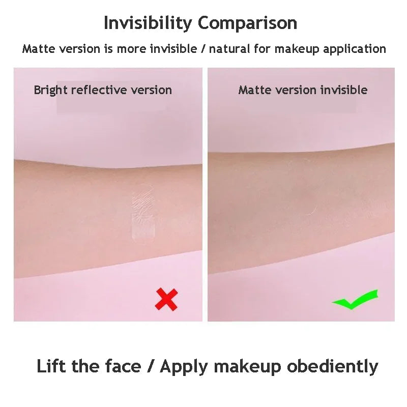 Showlu Smart General V Lift Face Sticker, invisible face lift tape applied on skin for a natural contour enhancement.