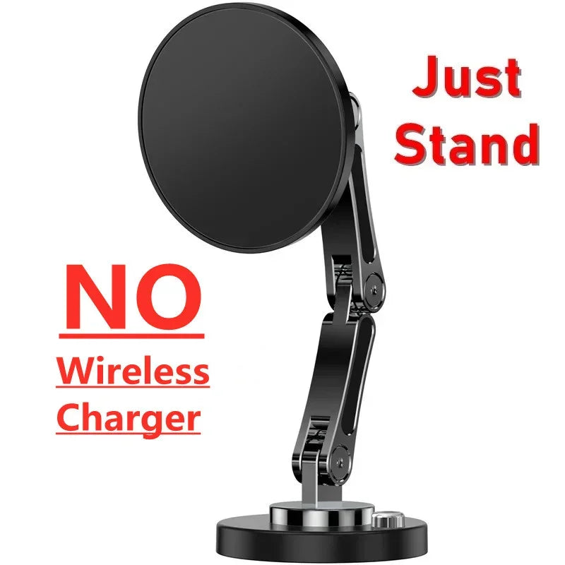 Showlu Smart General magnetic car wireless charger phone holder with 15W fast charging and adjustable design.