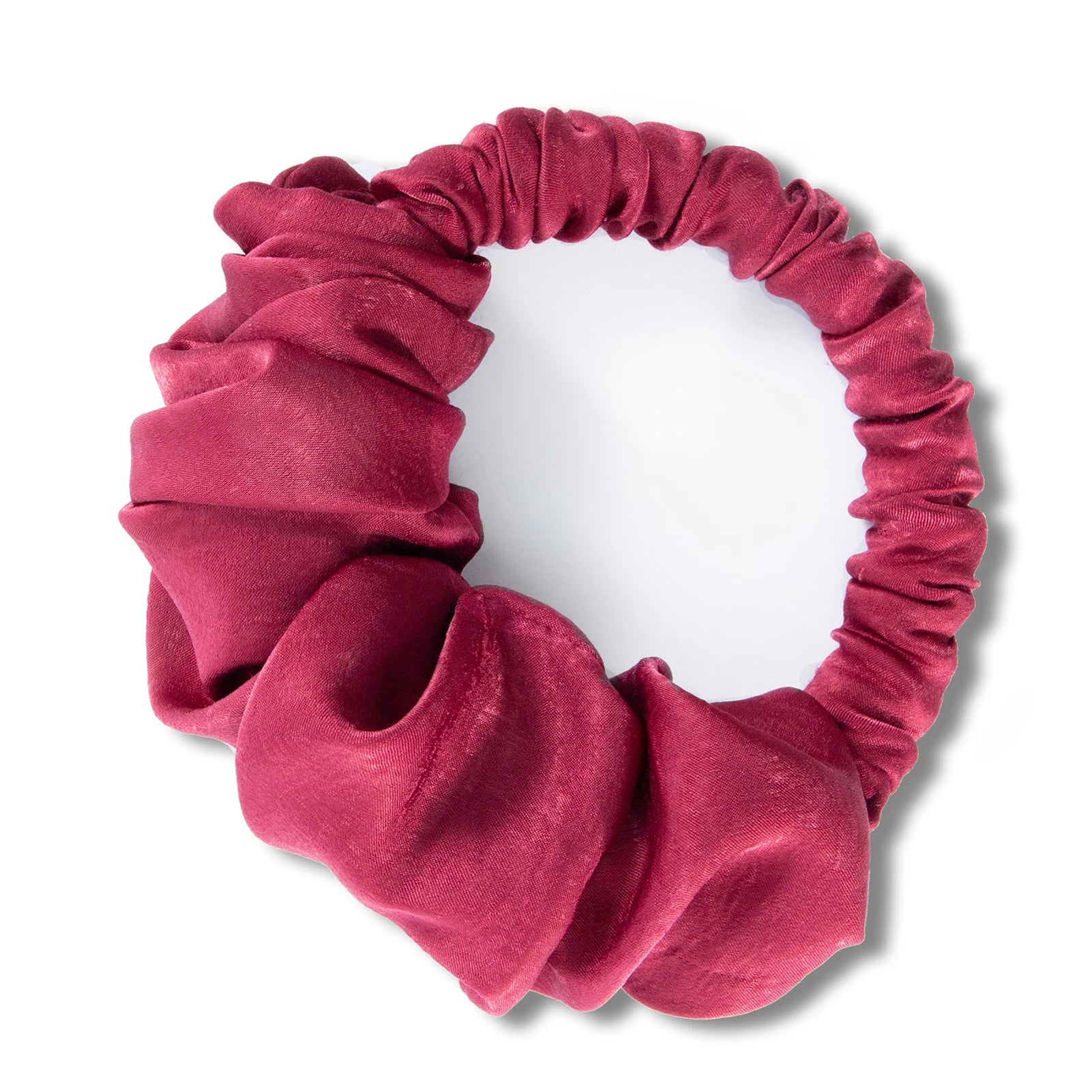 Showlu Smart General heatless hair curling ribbon wrapped around hair for easy, gentle curls without heat styling.