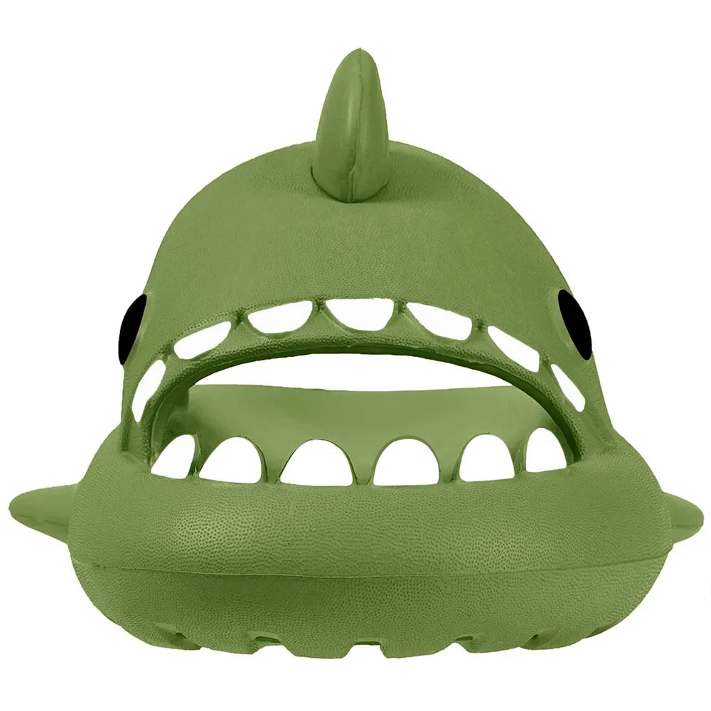 Kidmi Shark Cloud slippers by SHOWLU FASHION STORE, cute EVA beach slides featuring a shark cloud design for adults.
