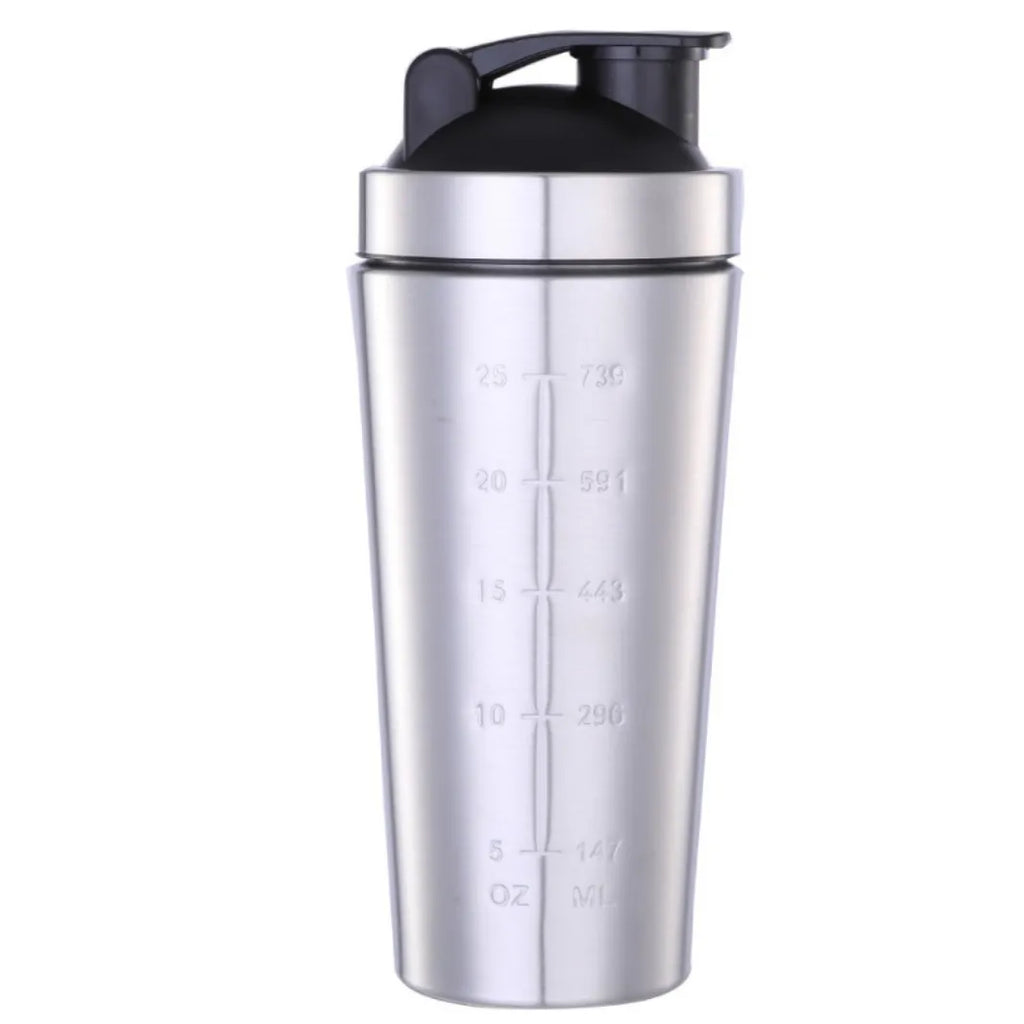 New Detachable Double Layer Stainless Steel Vacuum Whey Protein Powder Sports Shaker Water Bottle for Outdoor Use