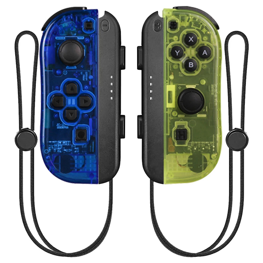 Wireless Joy Cons gamepad for Nintendo Switch, OLED, and Lite with Bluetooth, vibration, turbo, and wake-up function, by Showlu.