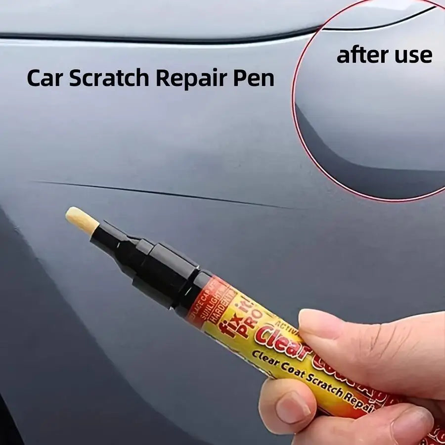Showlu Smart General Car Scratch Repair Pen with clear coat, designed to fix minor scratches on vehicles.