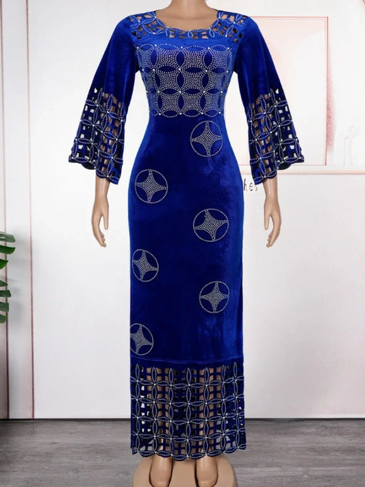African Dresses For Women Vetement Femme Dashiki Abaya Maxi Dress Africa Clothes Dashiki Ankara Dresses 2025 Spring Summer New