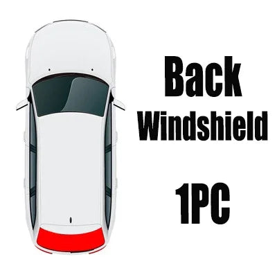 Magnetic car sunshade by Showlu Fashion Store, lightweight and foldable with reflective surface for sun protection.