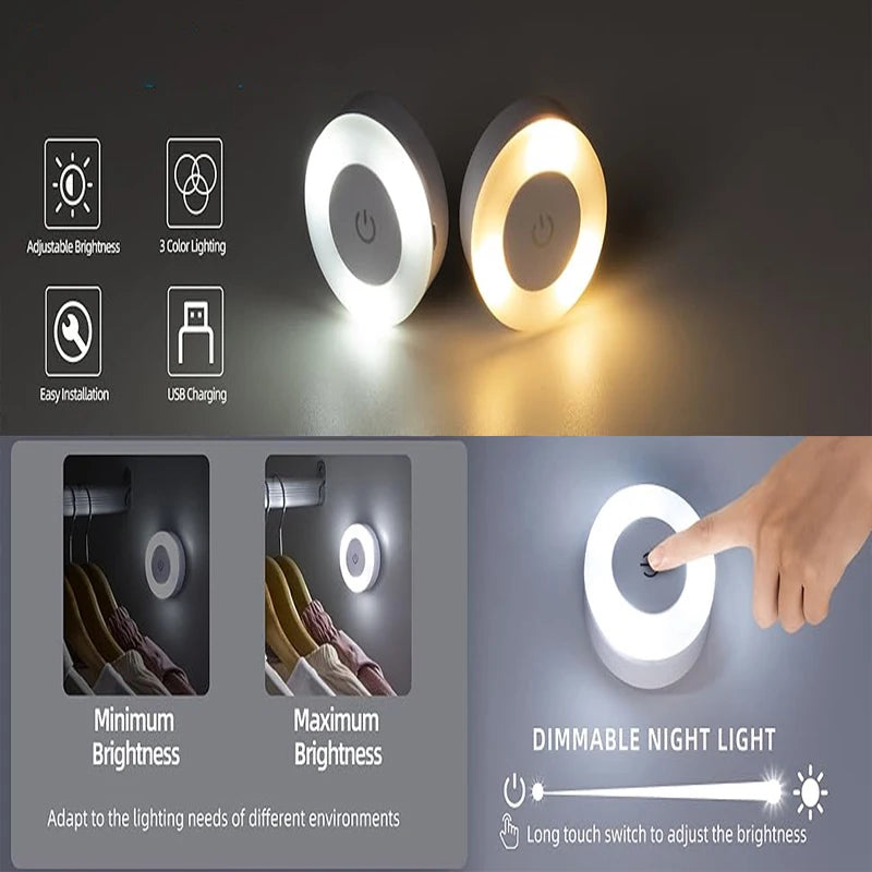Showlu Smart Super-Cheese LED touch tap light mounted on a wall, featuring a playful cheese design with touch control.