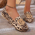 SHOWLU FASHION STORE floral loafers for women, elegant slip-on fabric driving flats with floral pattern and comfortable design.