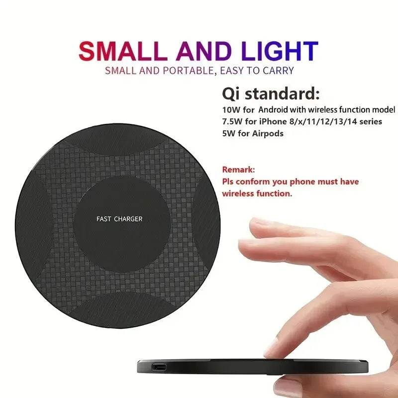 Showlu Smart General wireless charging pad with sleek design and charging surface for compatible smartphones.