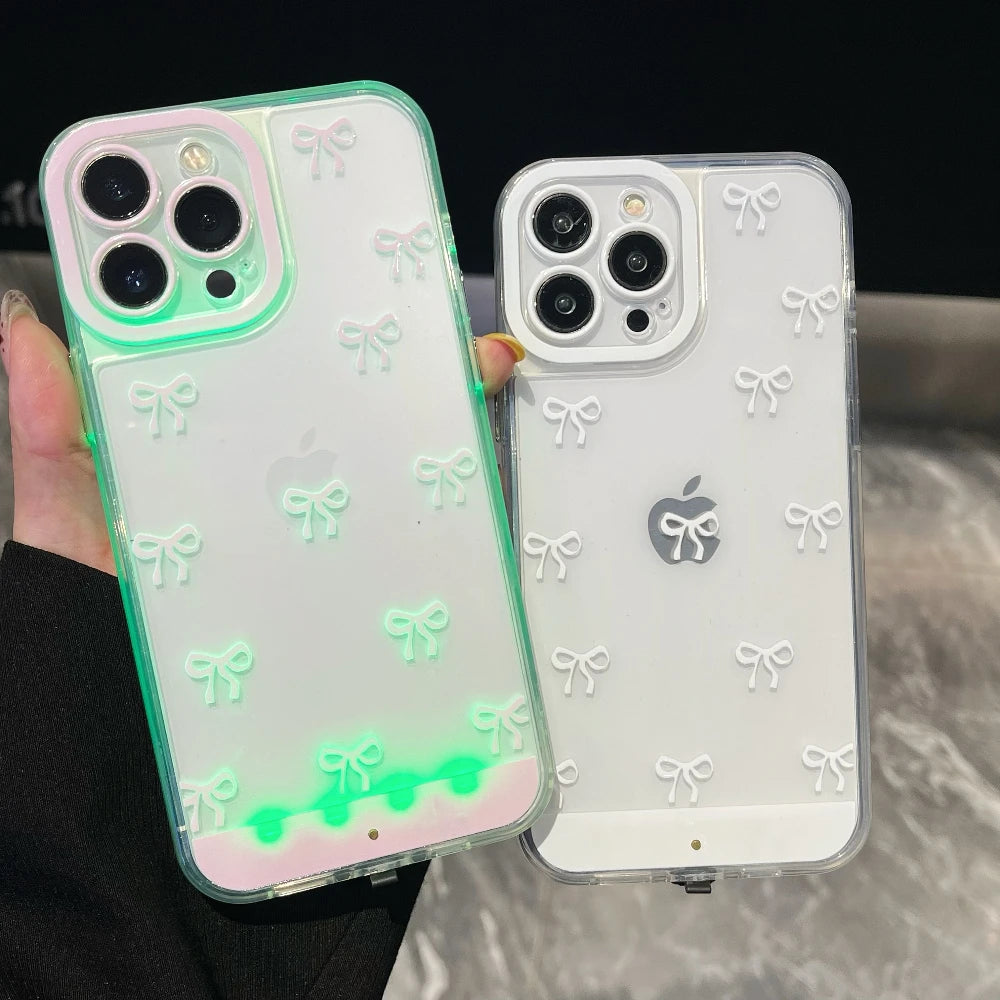 Showlu Smart General LED phone case with illuminated design, featuring a sleek black exterior and integrated LED lighting.