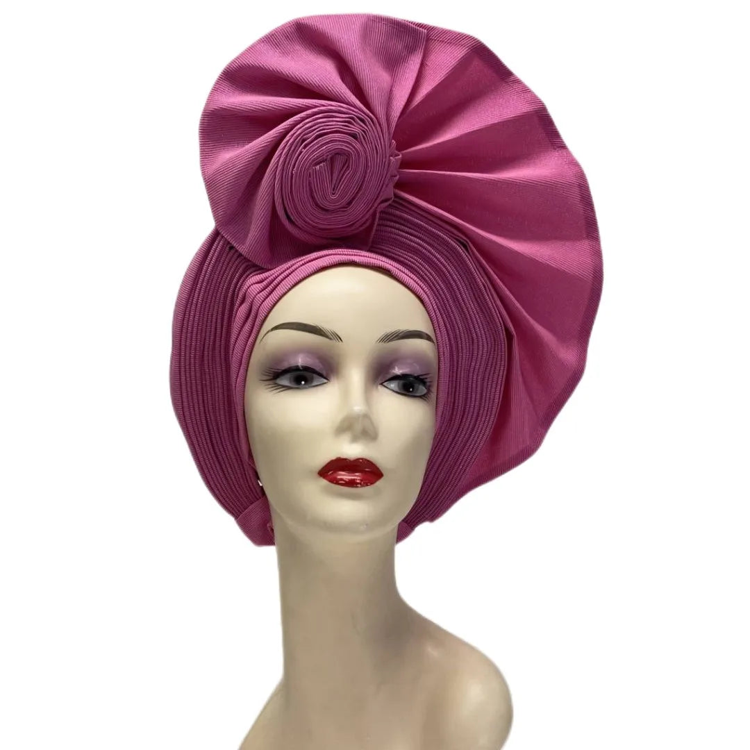 Aso Oke Nigeria For Traditional Marriage Nigeria Auto Gele Women Headtie Nice African Bonnet Hat For Lady Party