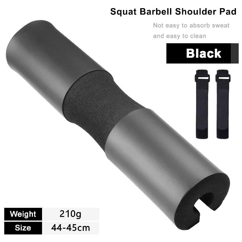 Thickened non-slip barbell shoulder pads from Showlu Fashion Store, providing neck and shoulder support for weightlifting and fitness workouts.