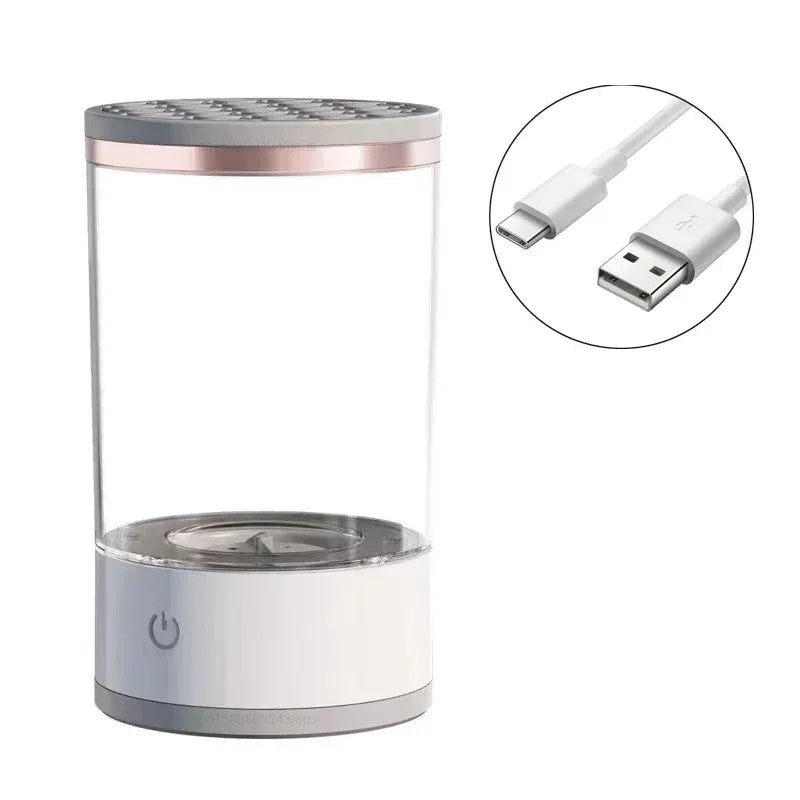 Showlu Smart General makeup brush dryer machine with sleek design, drying brushes efficiently in a compact, modern setup.