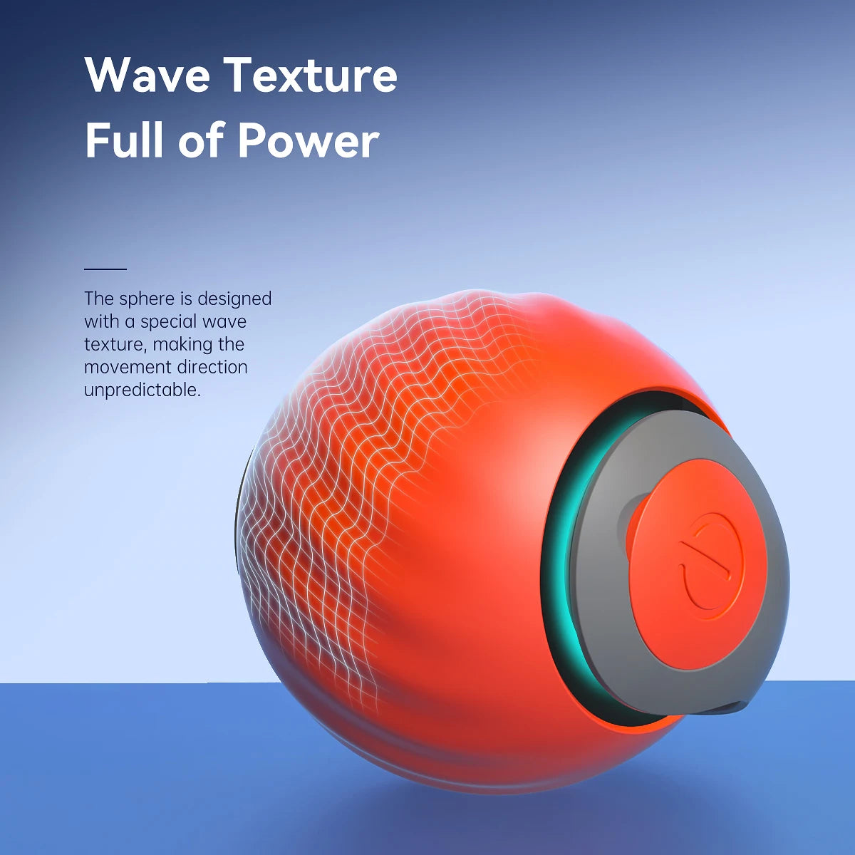 Interactive pet ball from Showlu Smart General, featuring colorful design and durable material for engaging playtime with pets.