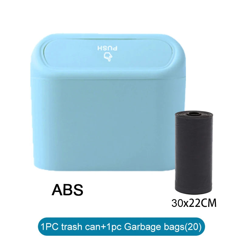 Showlu Smart General car trash can with lid, compact and portable for keeping your vehicle clean and organized.