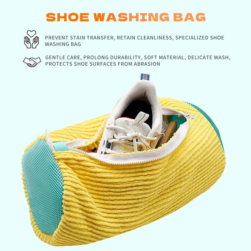 Showlu Smart General portable shoe cleaner brush with ergonomic handle and soft bristles for easy shoe cleaning.