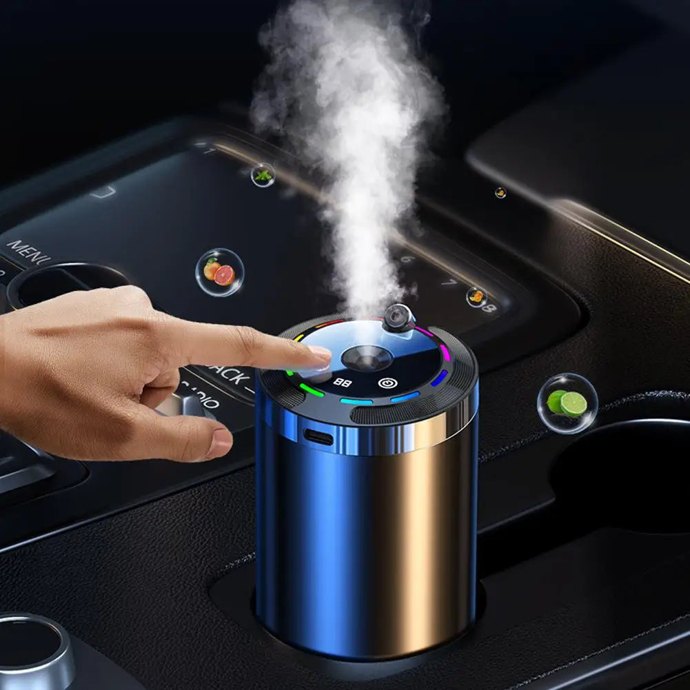 Xyzplus Car Diffuser Humidifier with five modes, aromatherapy essential oil diffuser for car, home, or bedroom use
