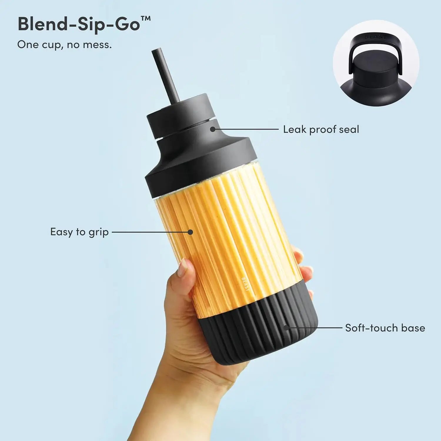 Mini DIXSG Blender Plus by SHOWLU FASHION STORE for smoothies and shakes, compact portable countertop blender with blending jar.