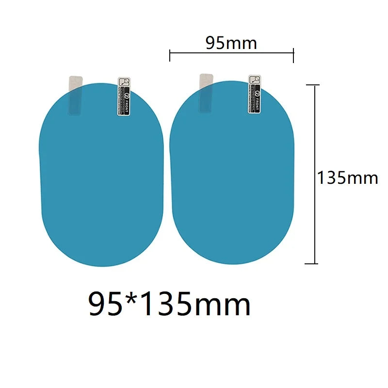 Showlu Smart General car rearview mirror anti-fog and rainproof film set, clear visibility accessories for vehicle mirrors.