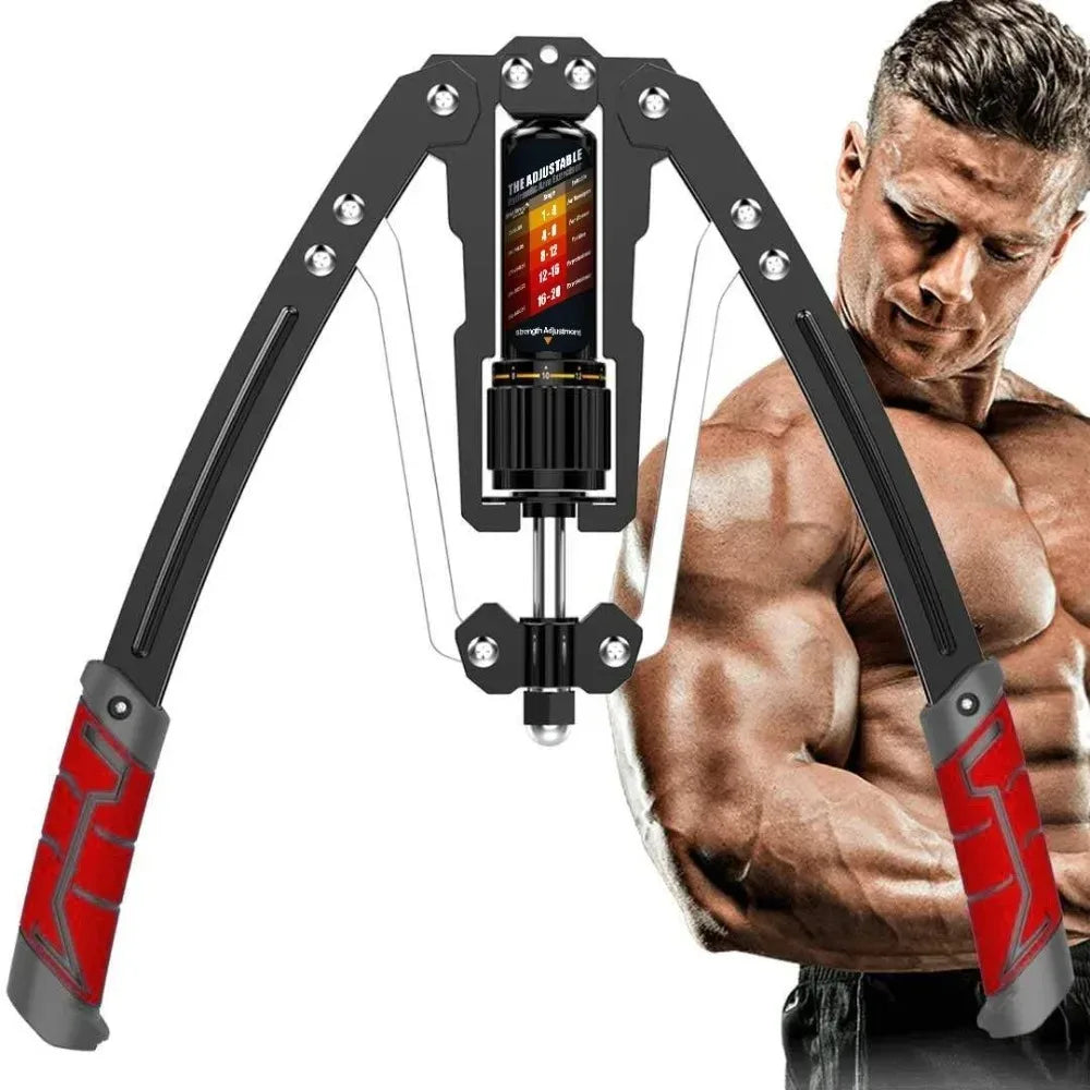 Showlu Hydraulic Power Twister Arm Exerciser and adjustable chest expander for strength training and muscle building.