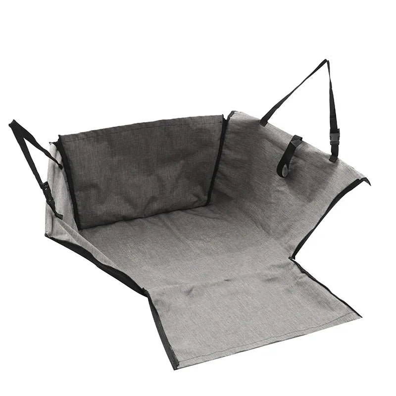 Waterproof Cawayi Kennel dog car seat cover by Showlu Fashion Store, featuring a travel hammock mat with side flaps for pets.