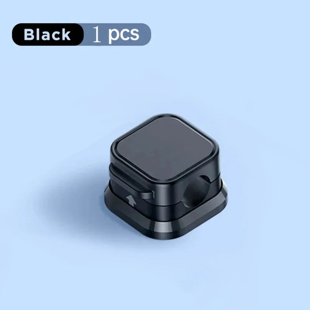 Showlu Smart General magnetic cable clips organizer with wire holder for desk, keeping cables neat and accessible.