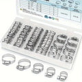 Showlu Smart General hose clamp set with multiple metal clamps, ideal for secure hose connections in plumbing and automotive applications.