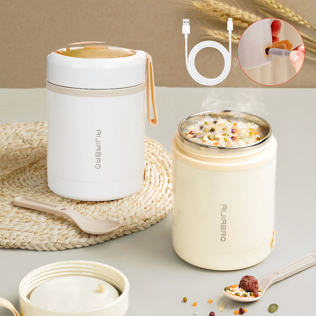 Showlu Smart General electric stainless steel leakproof thermal lunch box with insulated design and secure lid for hot and cold meals.