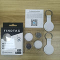 Showlu Anti-Lost AirTag tracker waterproof smart tag for pets and kids, small device with keyring attachment