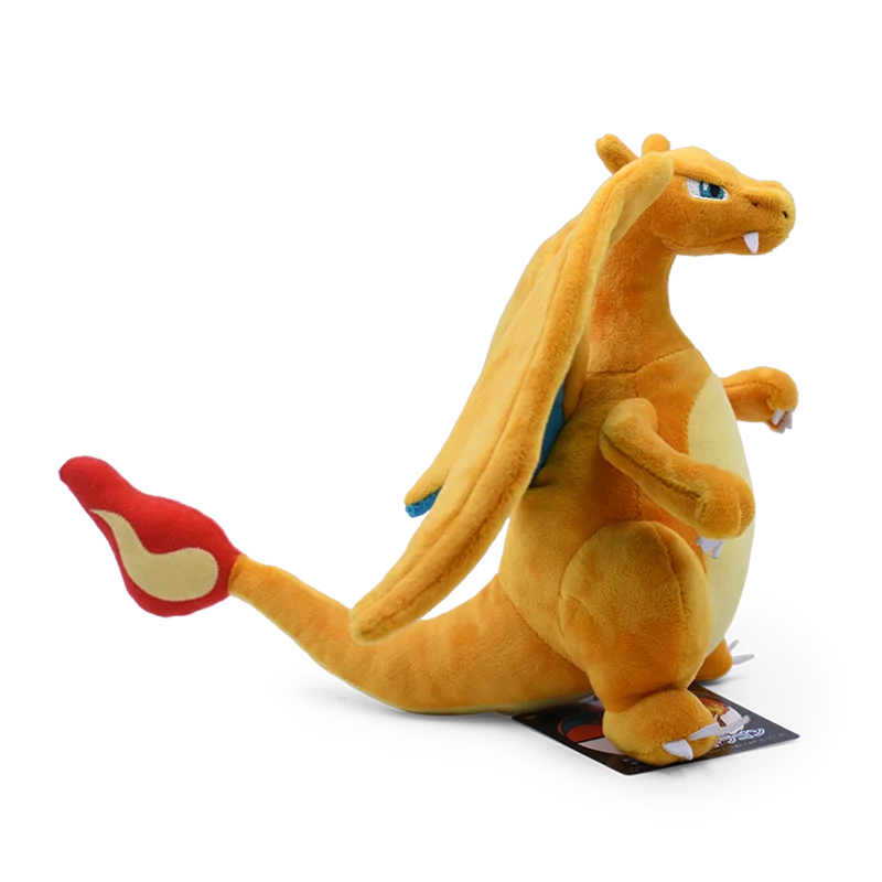 Soft 8-inch Charizard plush toy from Showlu Fashion Store, perfect for children as a collectible stuffed doll.