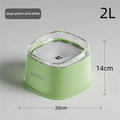 Large capacity spill-proof water bowl for dogs and pets, slow drinking dispenser for mess-free hydration.