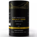 Bunkell Himalayan Shilajit Gummies with Ashwagandha and Gokshura, 3000mg, showing the gummy supplement and herbal ingredients.