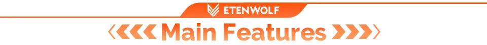 ETENWOLF Air 3 Ultra portable air pump by Showlu Smart General with LED, fast charging, inflates camping mattresses and outdoor gear