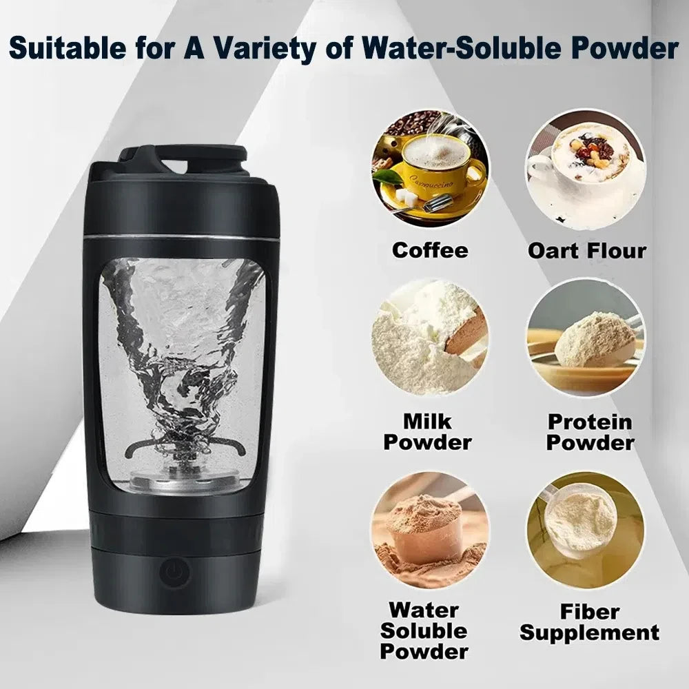 Electric Automatic Protein Shaker Bottle and Portable Mixing Cup