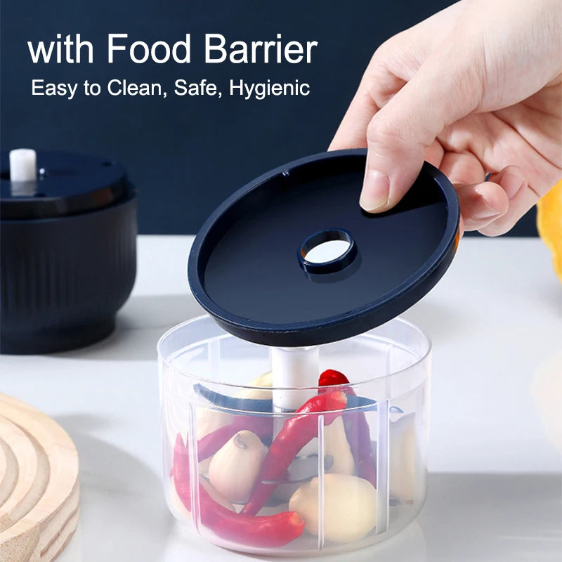 Showlu Smart General mini electric blender with 3 blades in a 250ml portable cup, ideal for smoothies and blending on the go.
